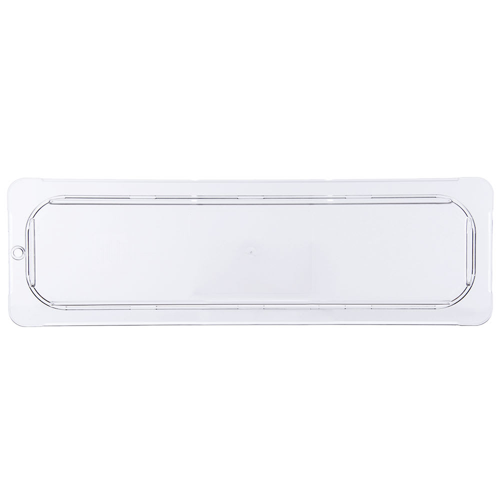 028-10256U07 Universal Half Size-Long Food Pan Lid - Flat, Clear
