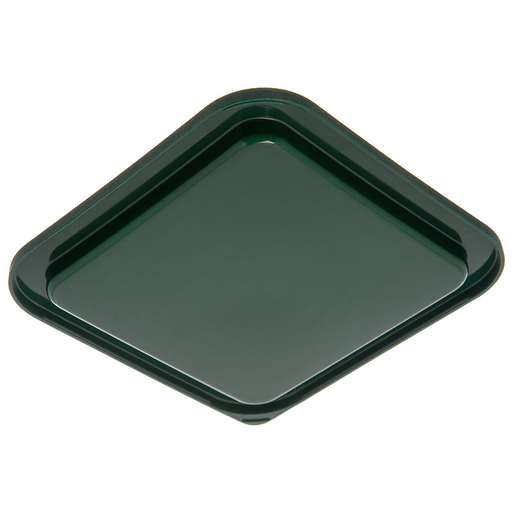 028-10740 Food Storage Lid, for 2 & 4 qt Containers, Square, Forest Green