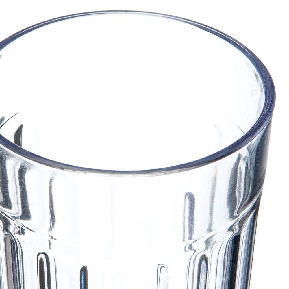 Carlisle 110407 Bistro 4 oz Tumbler- Clear Fluted Stackable San