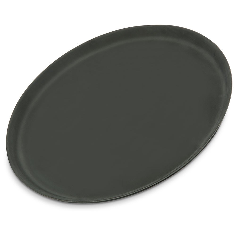 028-1400GRBK 14" Round Serving Tray - Black