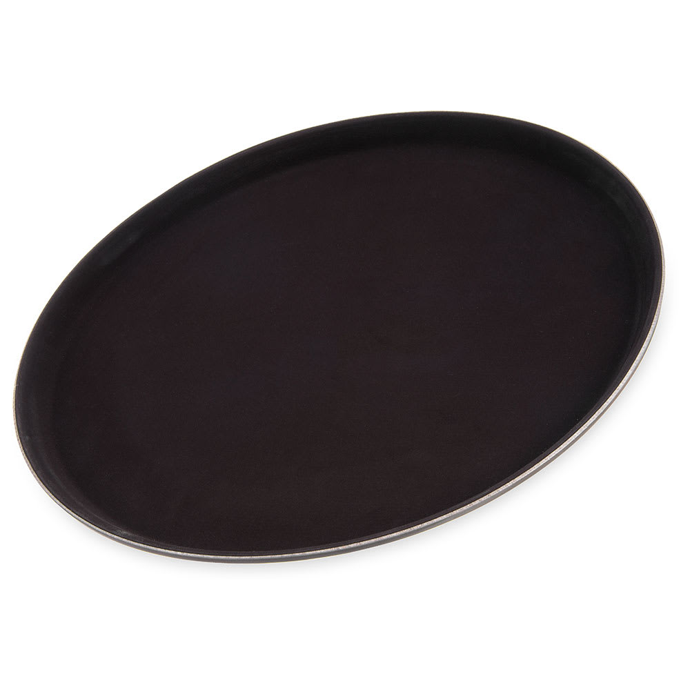 028-1600GL076 16 7/16" Round Serving Tray - Tan