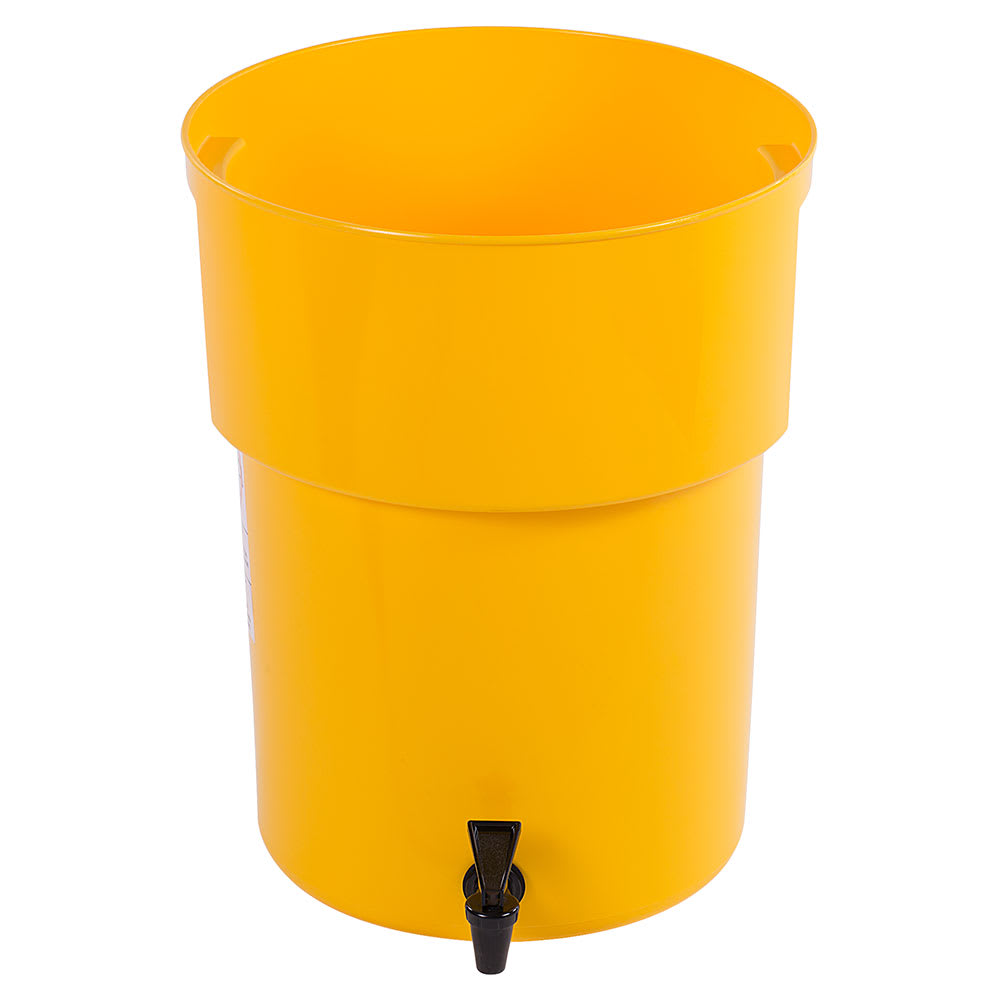 028-2210Y 5 gal Beverage Dispenser - Plastic Container, No Base
