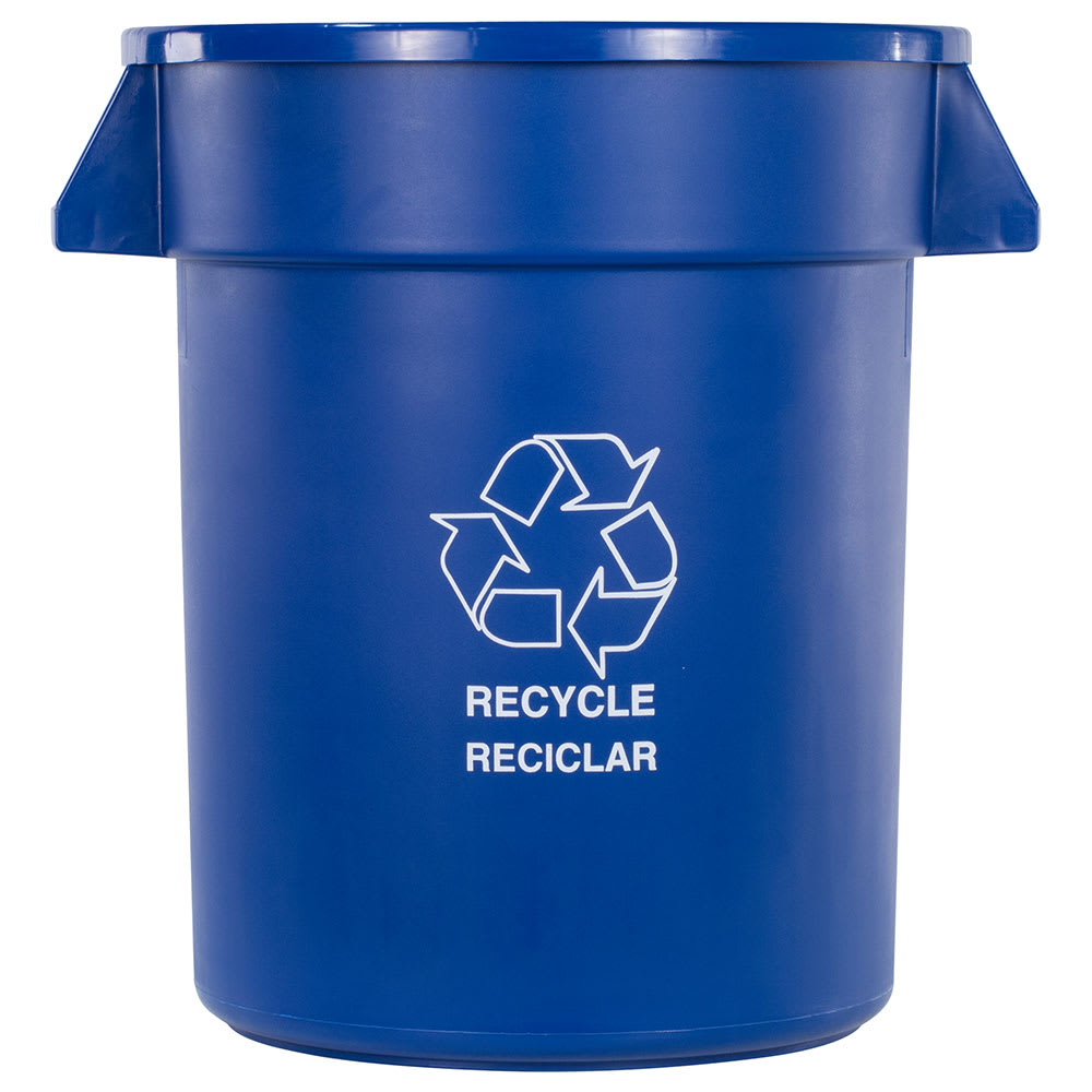 028-341020REC14 20 gal Multiple Materials Recycle Bin - Indoor/Outdoor