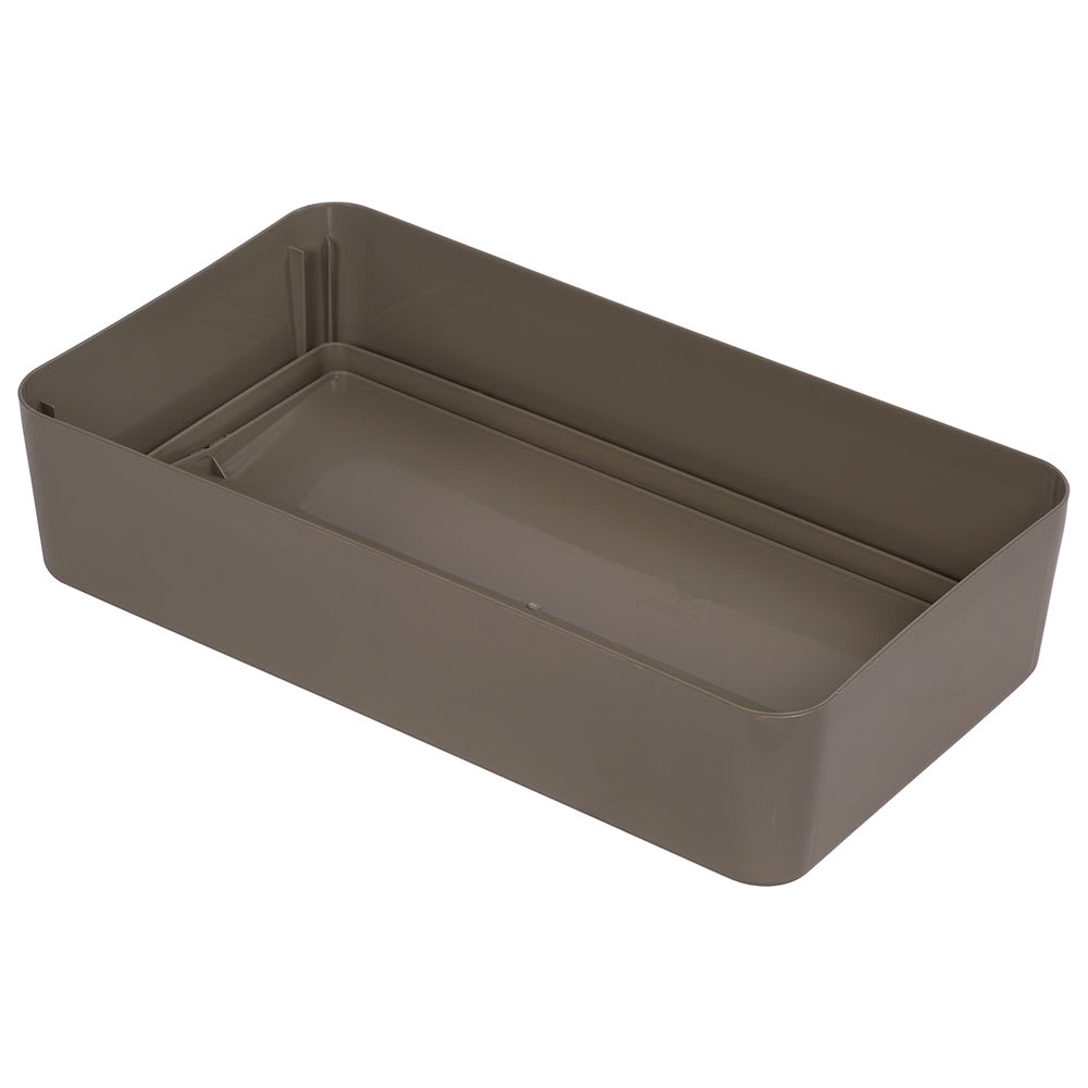 028-34202406 Rectangle Swing Top Trash Can Lid - Plastic, Beige