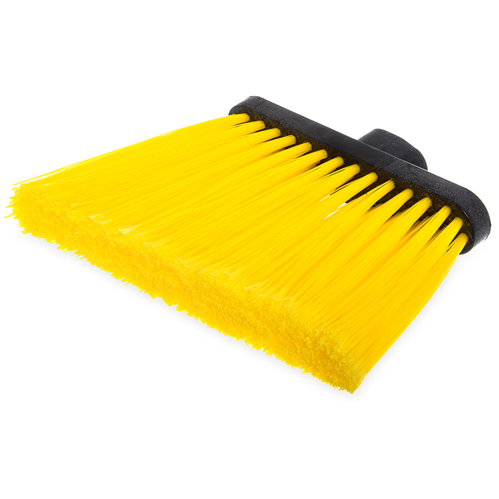 028-3686704 12"W Duo-Sweep® Angle Broom Head, Yellow