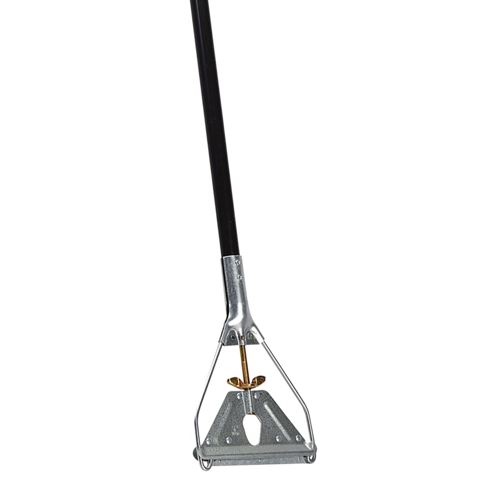 028-3693800 Quick-Change Mop Handle - Vinyl Coated Metal, Black