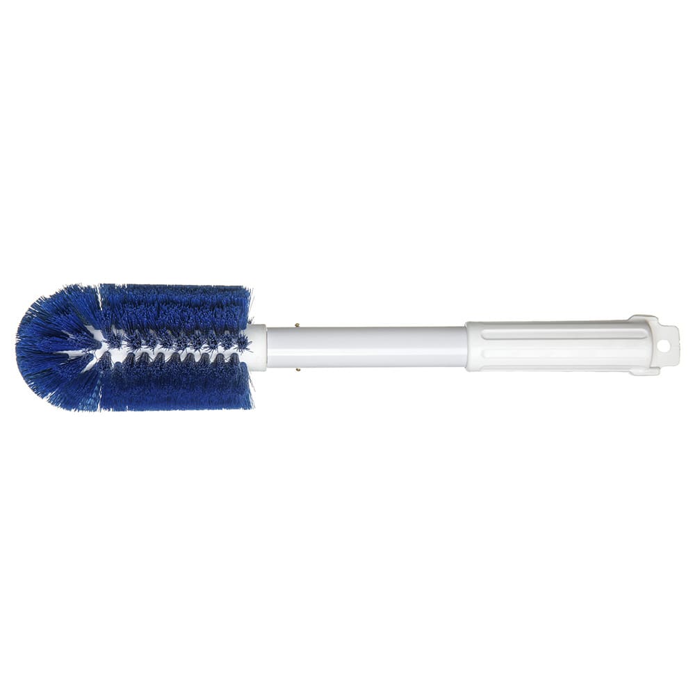 028-4000414 16" Round Multi Purpose Valve/Fitting Brush - Poly/Plastic, Blue