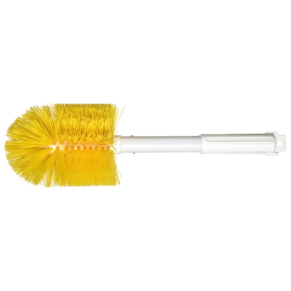 028-4001004 30" Round Multi Purpose Valve/Fitting Brush - Poly, Yellow