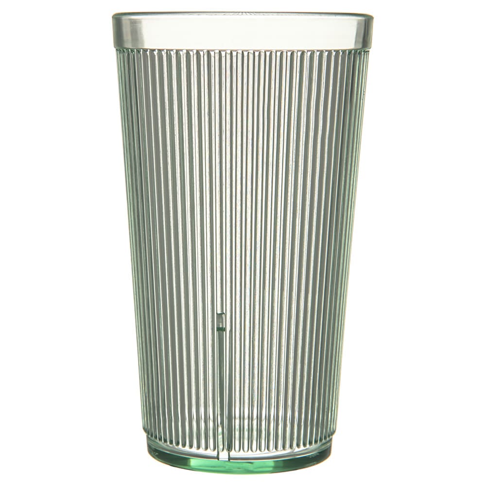 028-402064 20 oz Jade Ribbed Plastic Tumbler