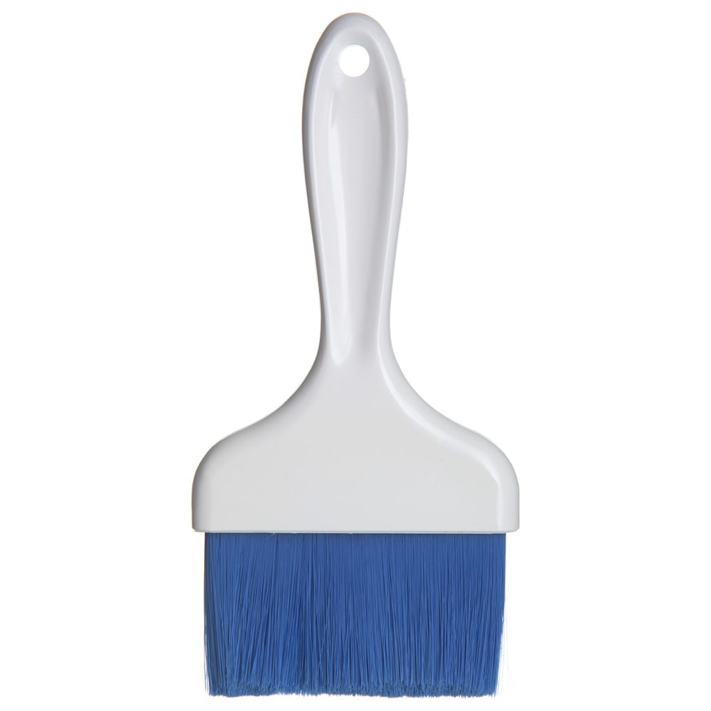 028-4039314 4" Pastry Brush - Nylon/Plastic, Blue