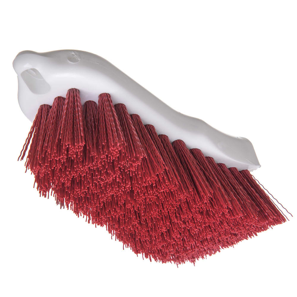 028-4052105 Cutting Board Brush - 6x2 1/2" White/Red