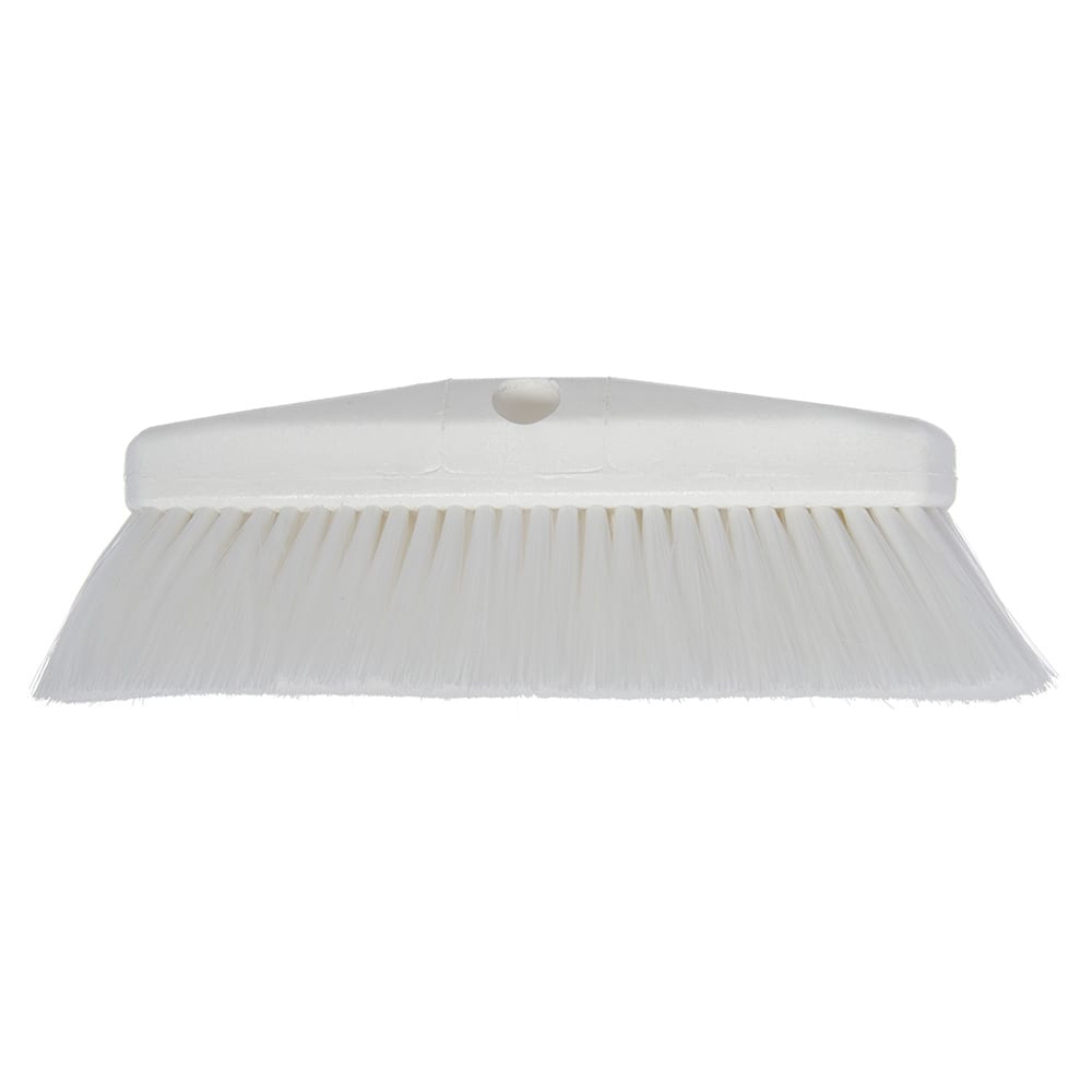 028-4127802 10" Flo-Thru Brush w/ Nylon Bristles, White