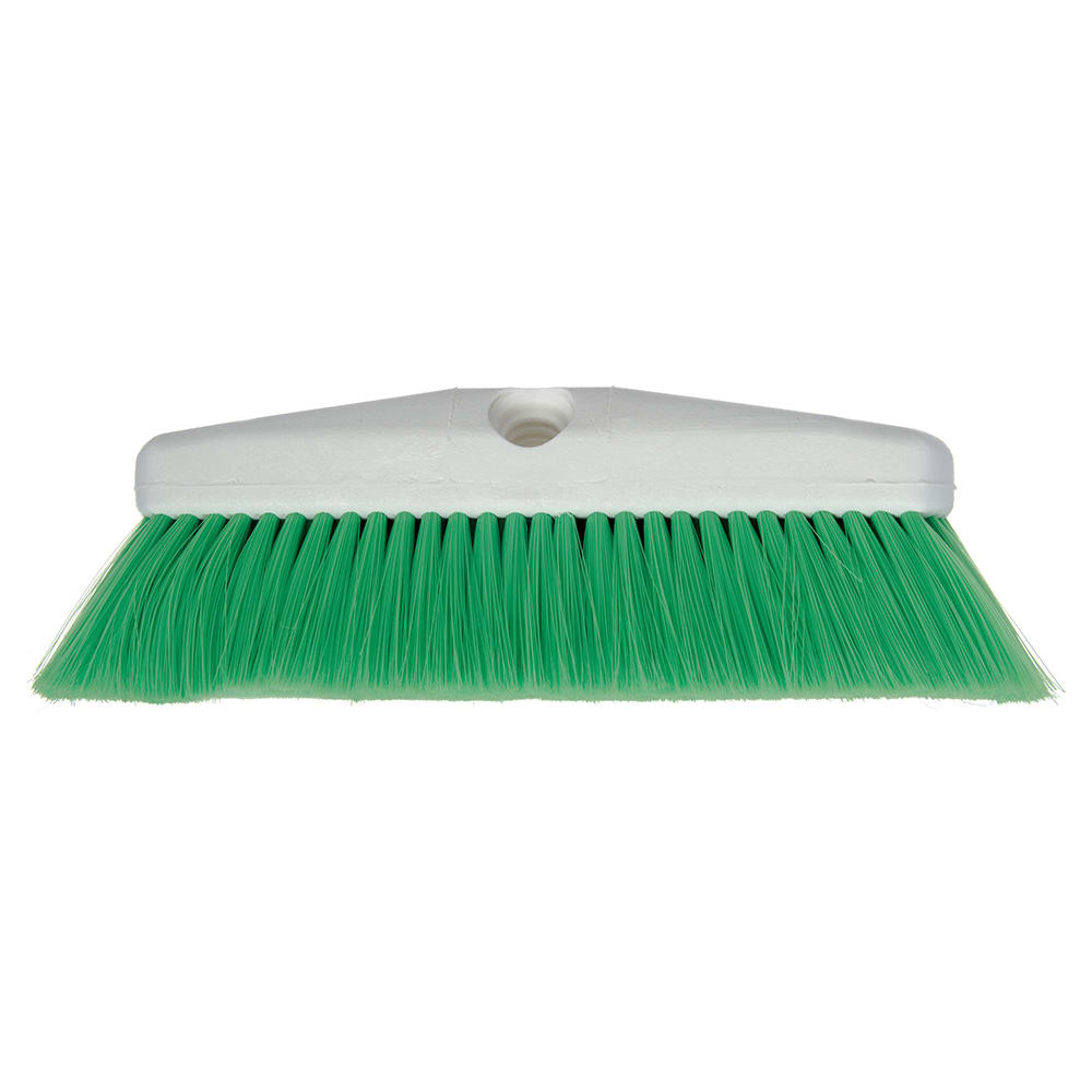 028-4127875 10" Flo-Thru Brush w/ Nylon Bristles, Green