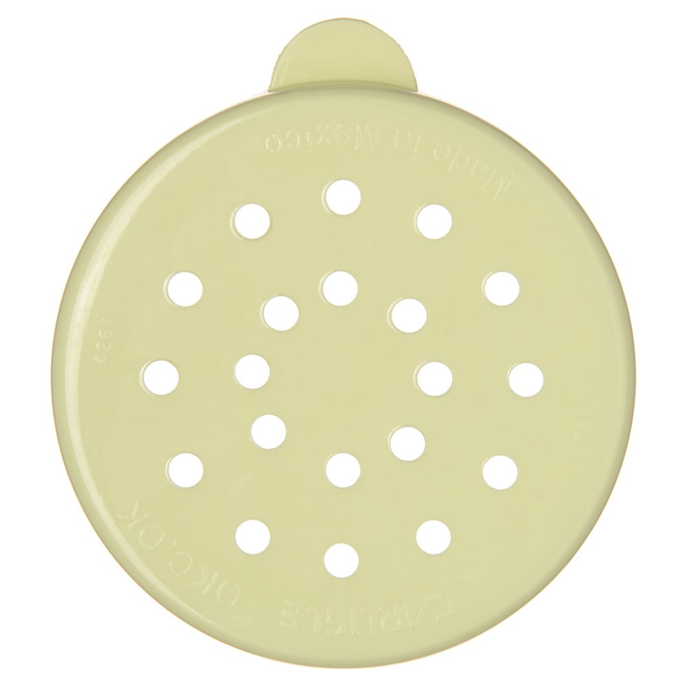 028-426104 3 1/8" Shaker Dredge Lid - Medium Ground, Yellow