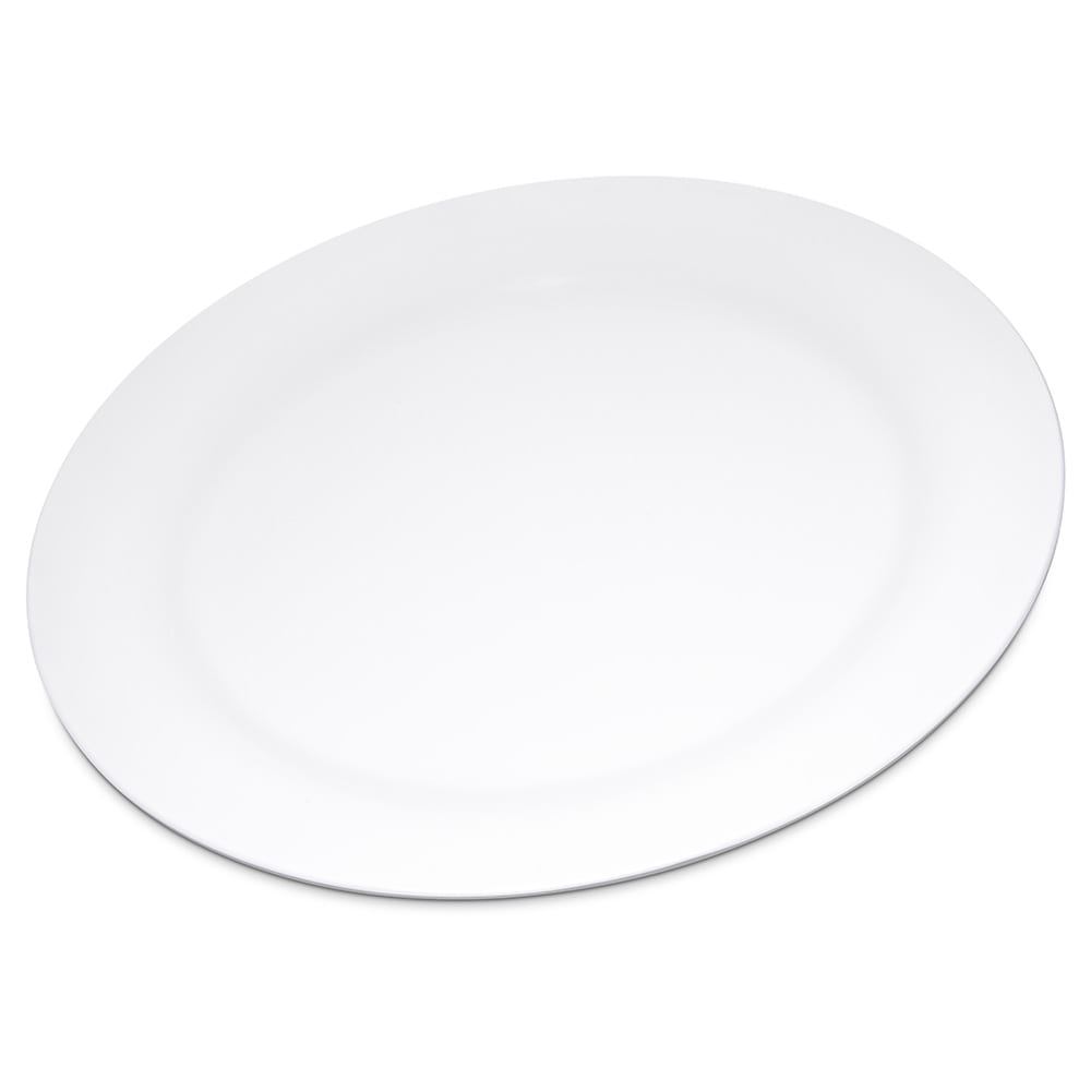 028-4300202 10 1/2" Melamine Dinner Plate, White