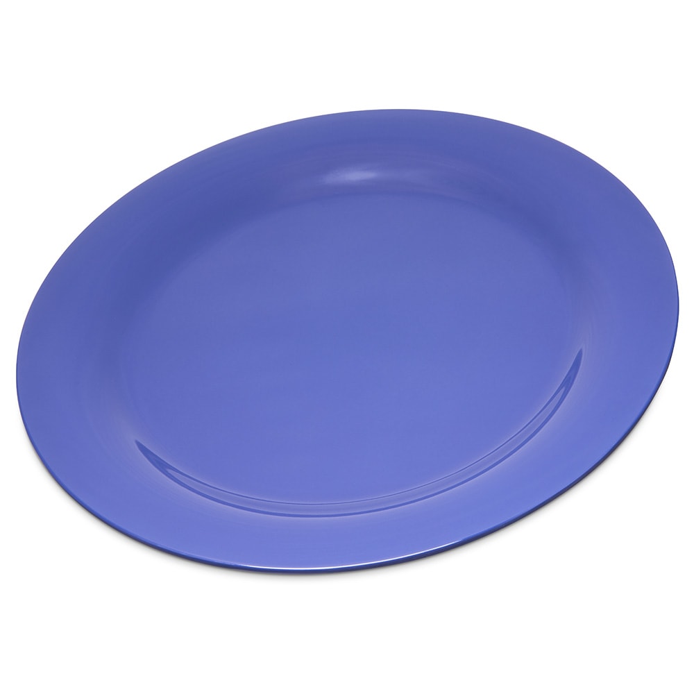 028-4300214 10 1/2" Melamine Dinner Plate, Ocean Blue