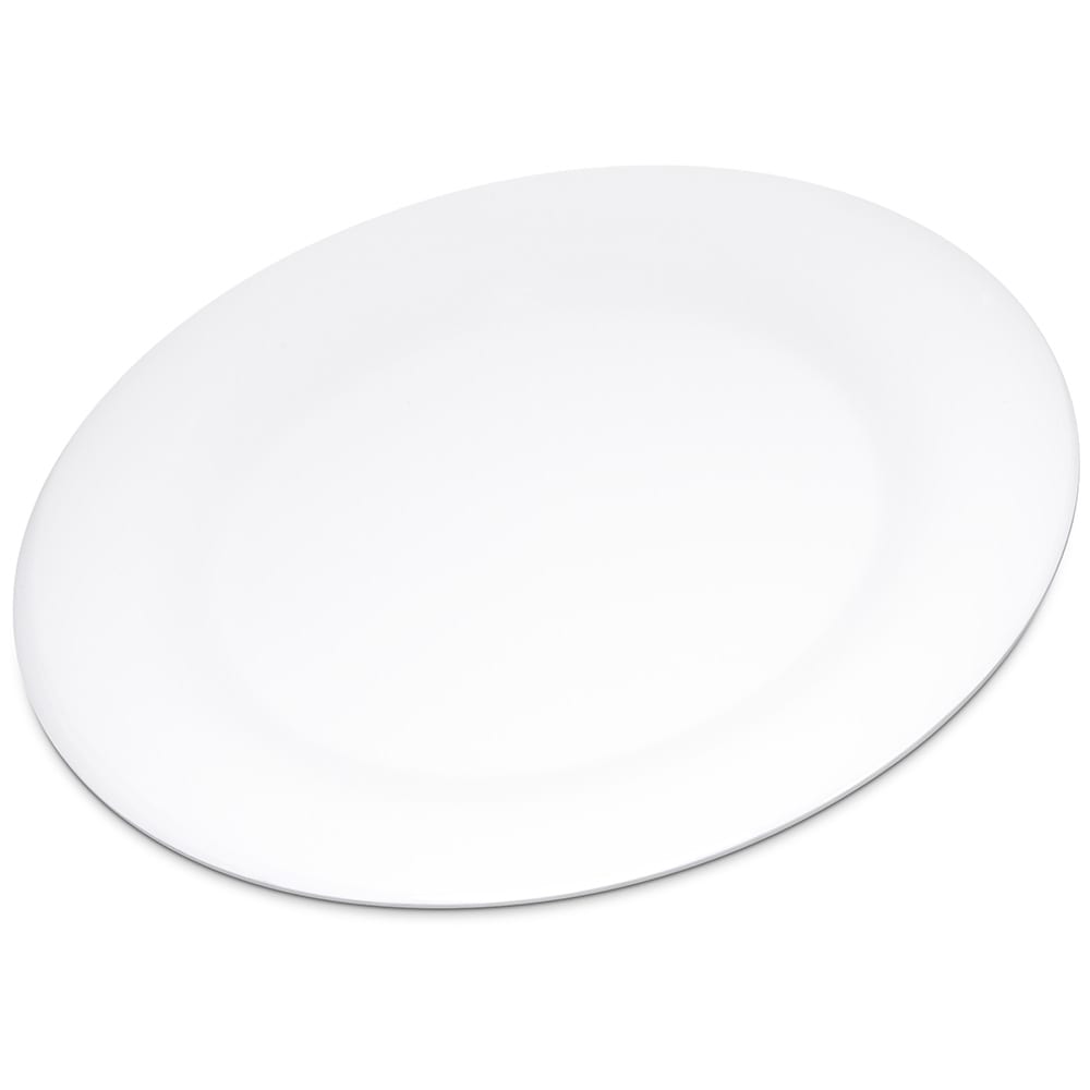 028-4301002 10 1/2" Melamine Dinner Plate, White