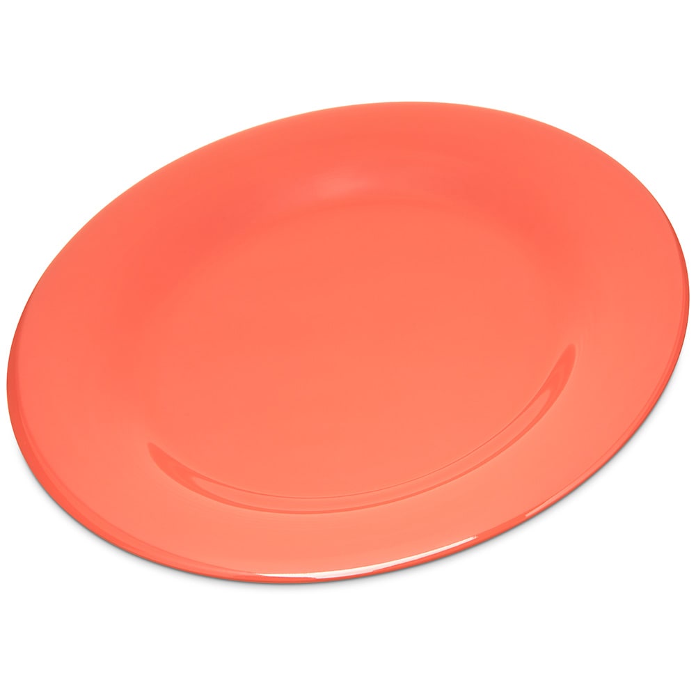 028-4301052 10 1/2" Melamine Dinner Plate, Sunset Orange