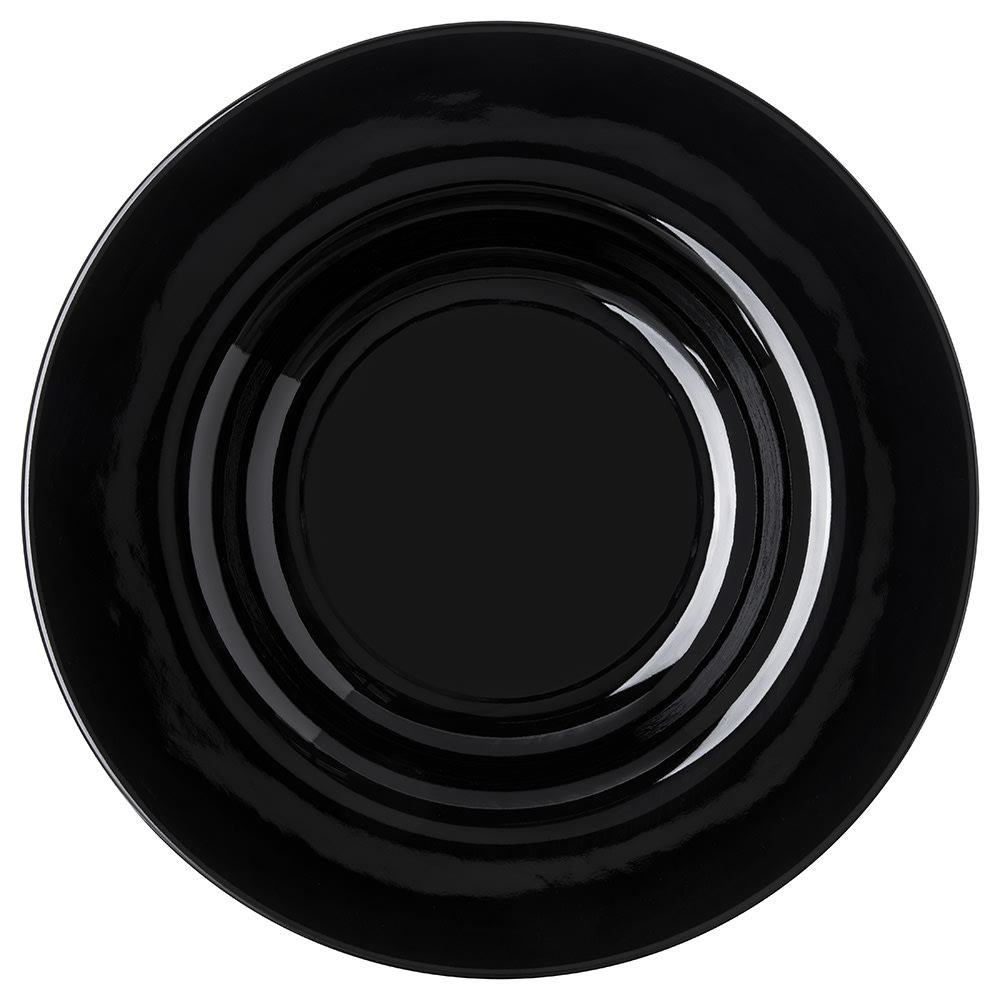 028-4303003 20 oz Melamine Salad/Pasta Bowl, Black