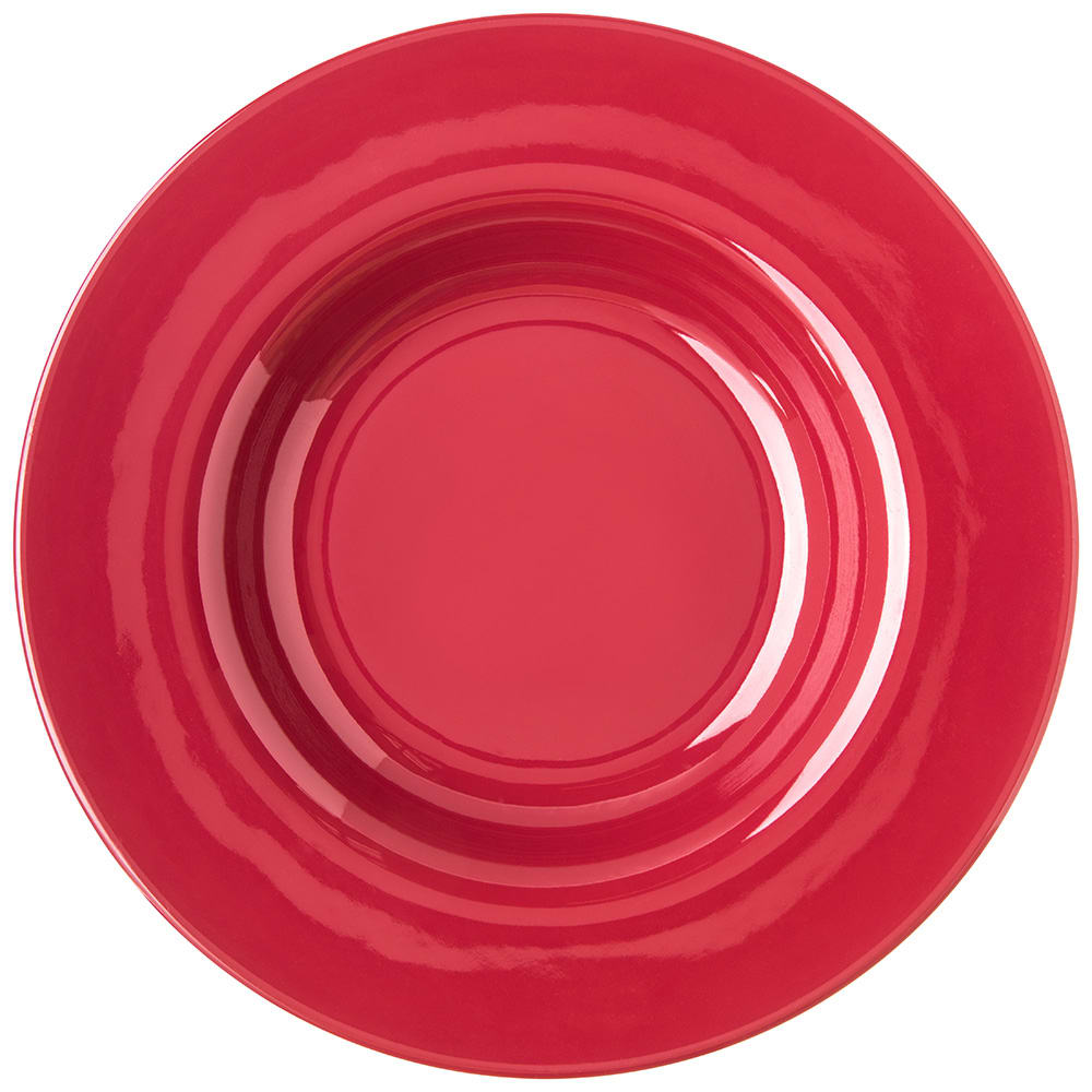 028-4303058 20 oz Melamine Salad/Pasta Bowl, Roma Red