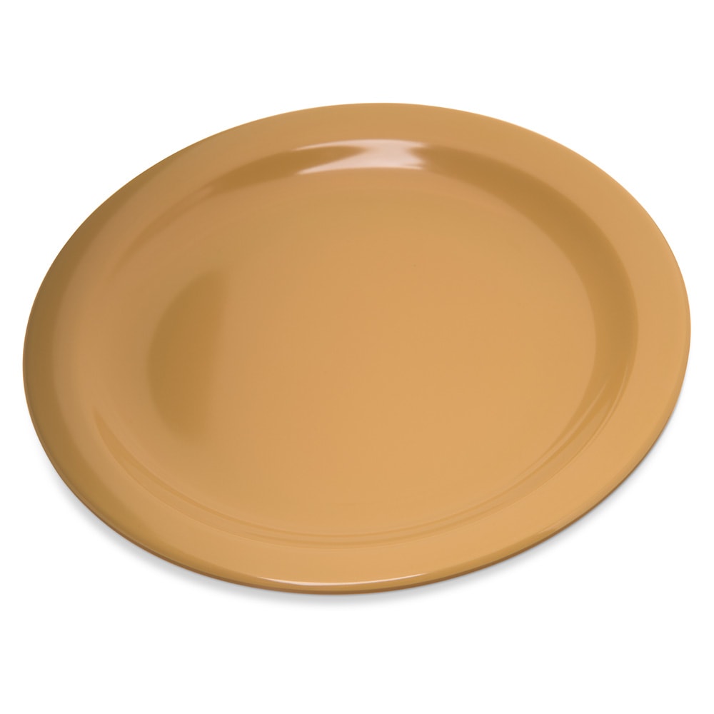 028-4350322 7 1/4" Melamine Salad Plate, Honey Yellow
