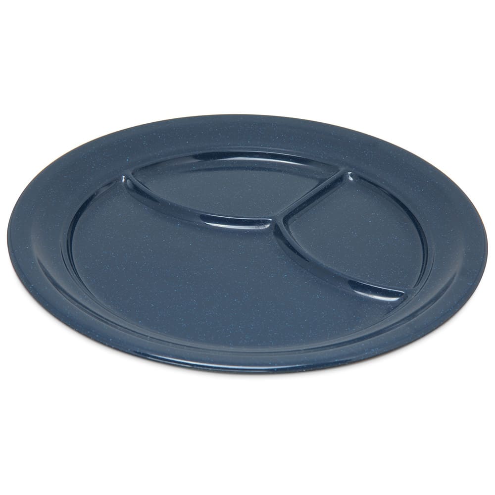 028-4351435 9 3/4" Melamine Dinner Plate, Cafe Blue