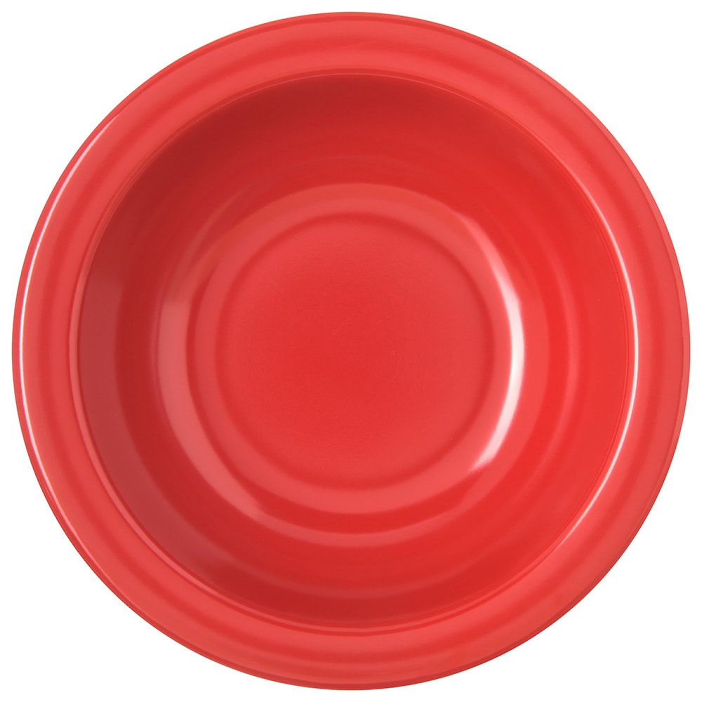 028-4352905 10 oz Melamine Grapefruit Bowl, Red