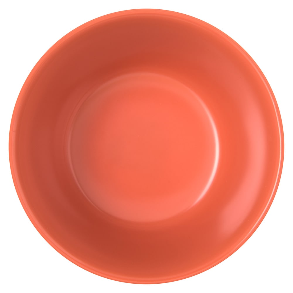 028-4354052 3 3/4" Round Bouillon Cup w/ 8 oz Capacity, Melamine, Sunset Orange