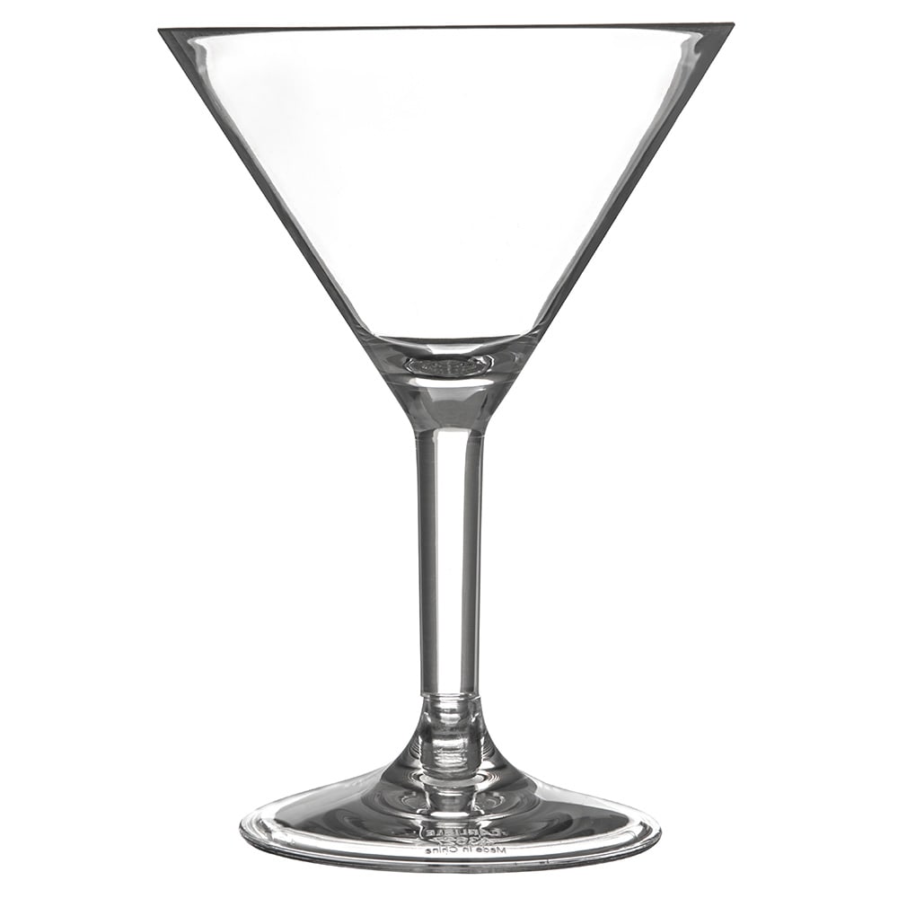 028-4362707 8 oz Martini Glass, Polycarbonate, Clear