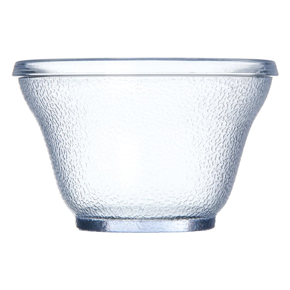 028-4393707 5 1/2 oz Clear Textured Plastic Tumbler