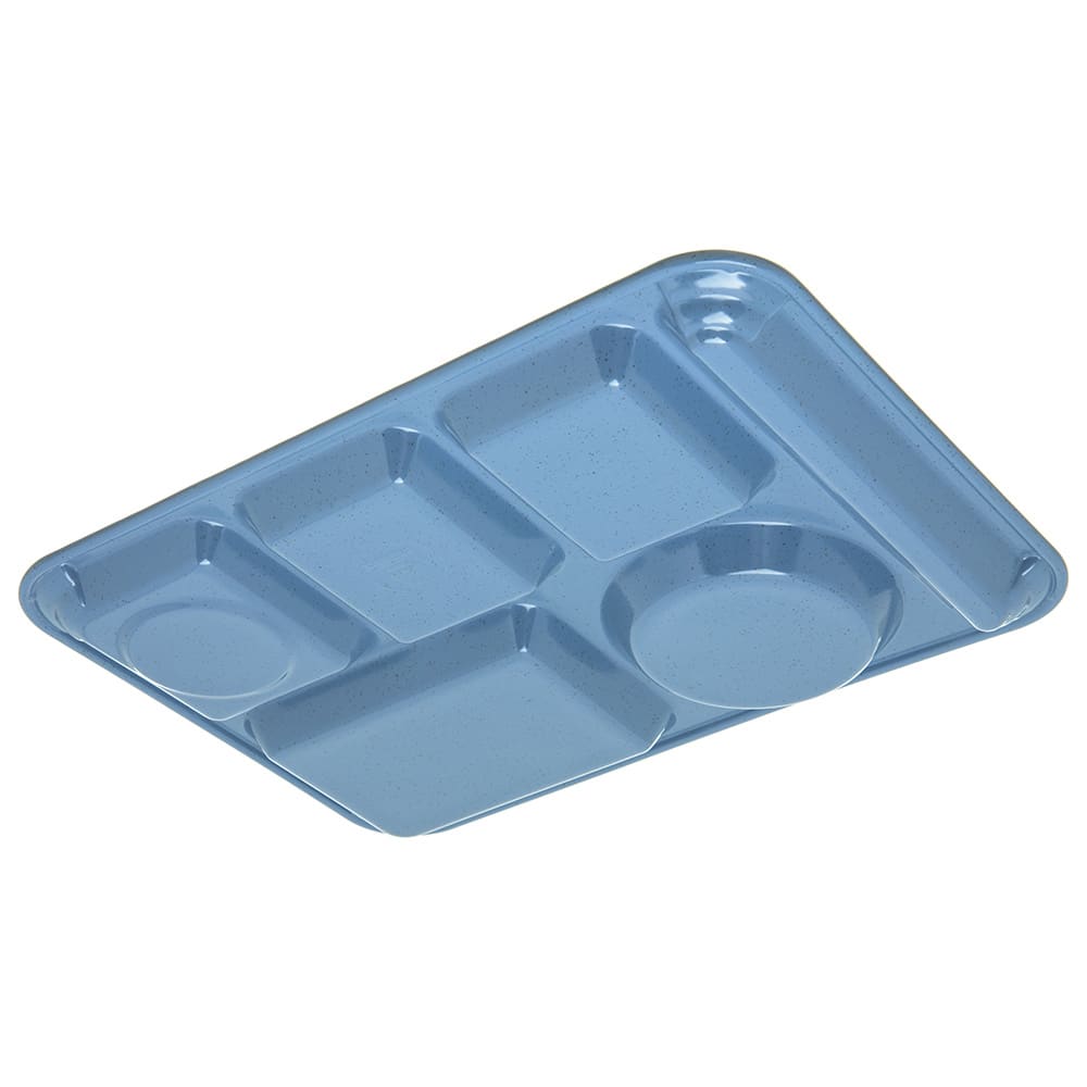 P614R14 - Right-Hand 6-Compartment Polypropylene Tray 10 x 14