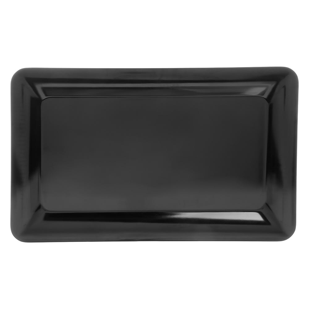 028-4442003 Full Size Food Pan - 1"D, Melamine, Black