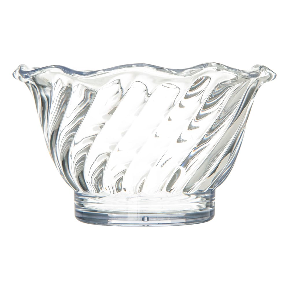 028-4530C 5 oz Tulip Dessert Dish - Plastic, Clear