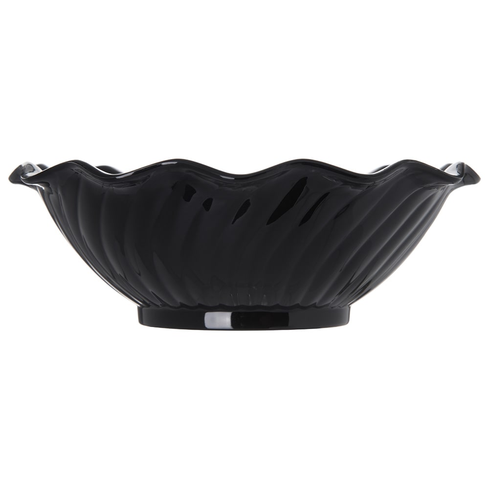 028-4531BK 5 oz Tulip Berry Dish - Plastic, Black