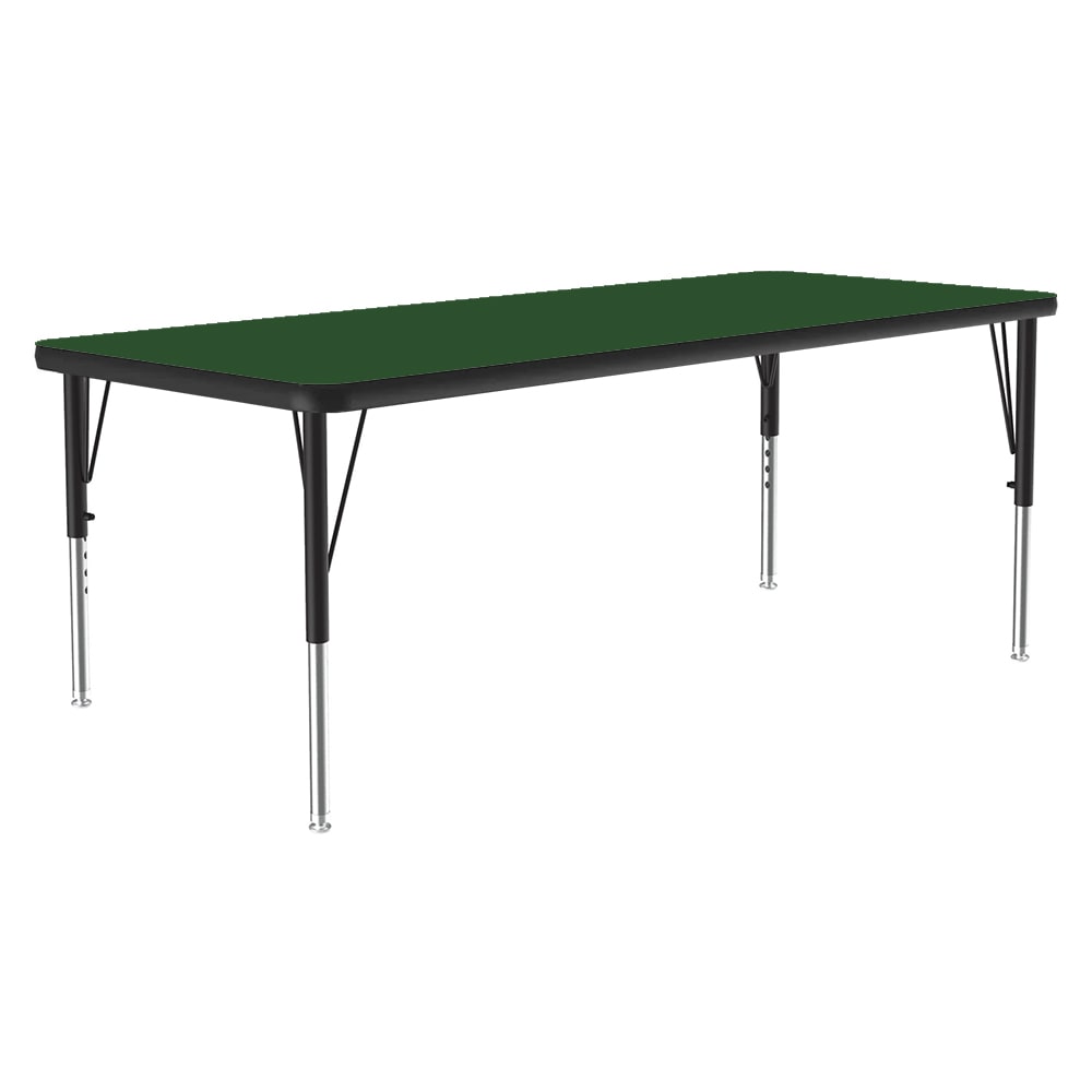 228-A2448REC39 Activity Table w/ 1 1/4" High Pressure Top, 48"W x 24"D, Green