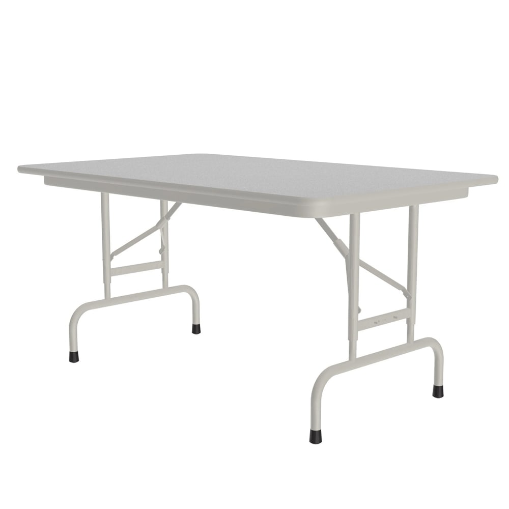 228-CFA3048M15 48" Rectangular Folding Table w/ Gray Granite Melamine Top, 32"H