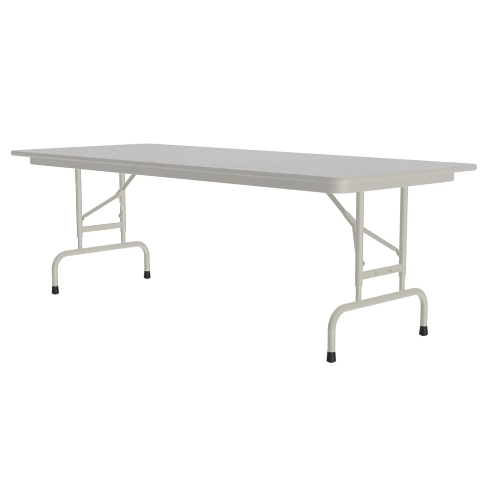 228-CFA3072PX15 72" Rectangular Folding Table w/ Gray Granite Top, 32"H