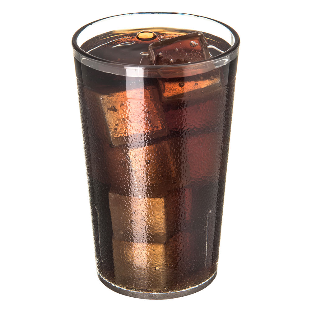 028-5109207 9 1/2 oz Clear Textured Plastic Tumbler