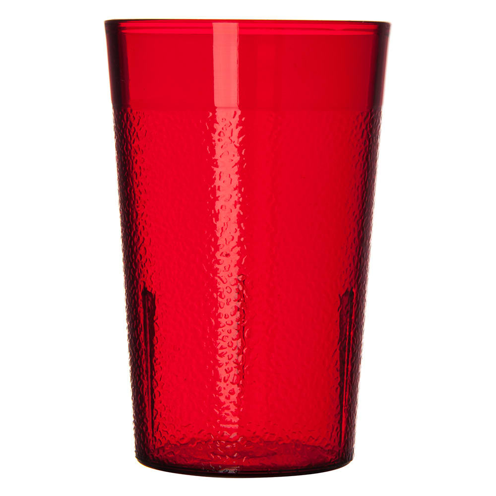 028-5501R 5 oz Ruby Textured Plastic Tumbler