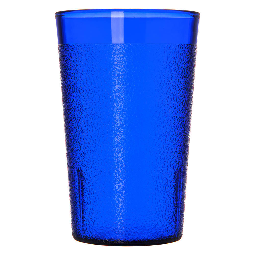 028-550647 9 1/2 oz Royal Blue Textured Plastic Tumbler