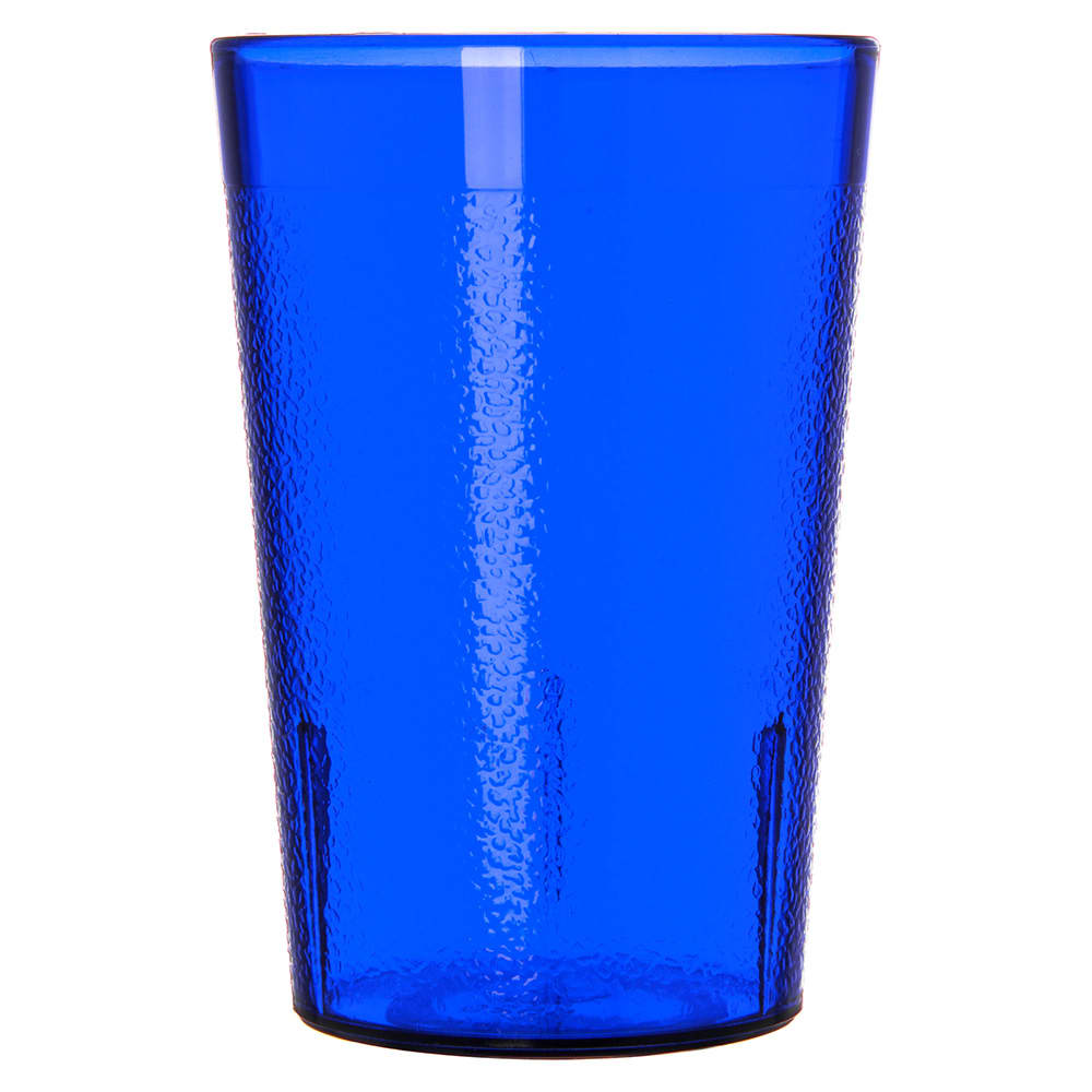028-552647 8 oz Royal Blue Textured Plastic Tumbler