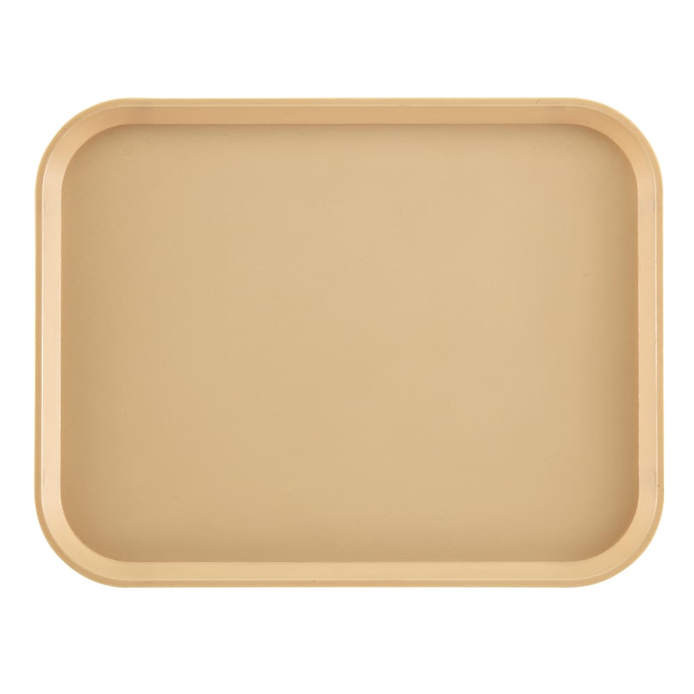 144-1216CW133 Plastic Camwear® Cafeteria Tray - 16 1/4"L x 11 4/5"W, Beige