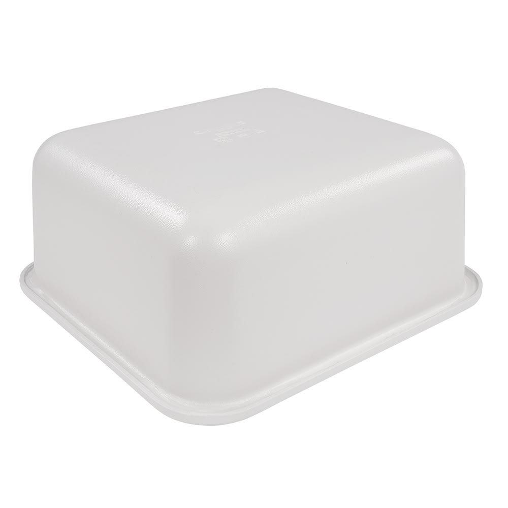 028-CM104602 Two Thirds Sized Food Pan Holder - Plastic, White