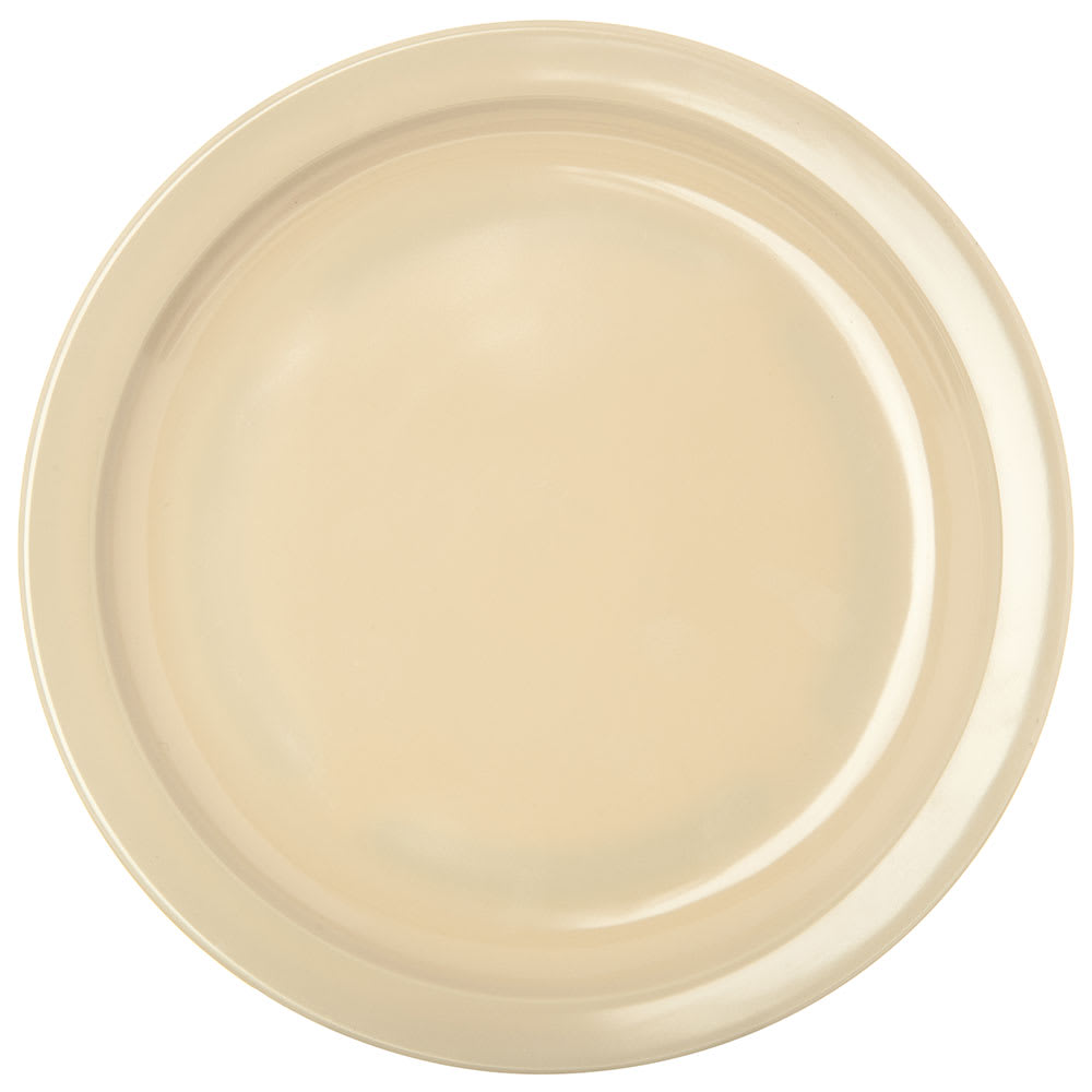 028-KL20125 7 1/4" Melamine Sandwich Plate, Tan