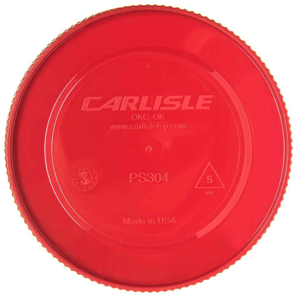 028-PS30405 Store 'N Pour Cap - Polyethylene, Red