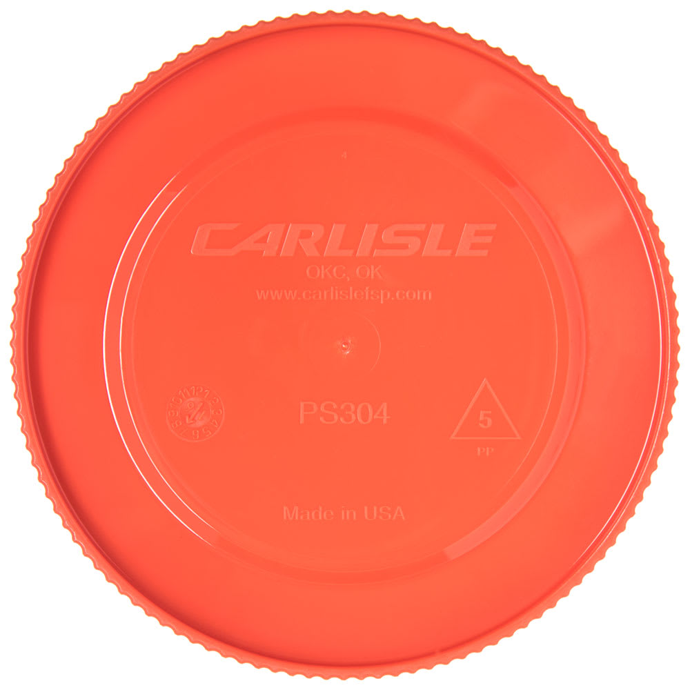 028-PS30424 Store 'N Pour Cap - Polyethylene, Orange