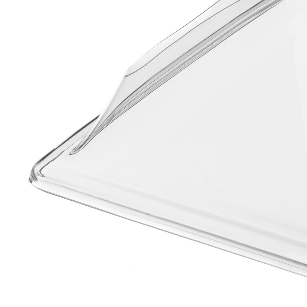 Carlisle 199107 10 1/2 to 10 5/8 Plate Cover - Polycarbonate, Clear