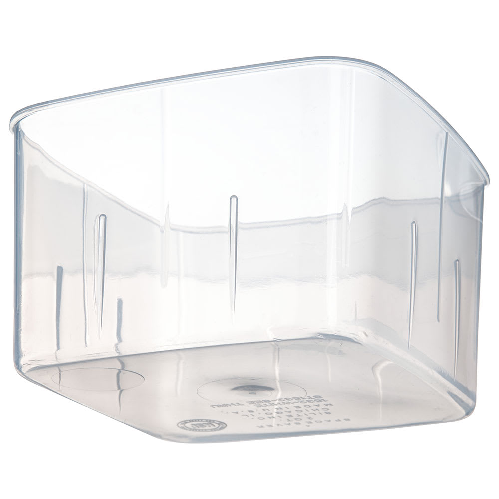 028-ST153230 2 qt Square Food Storage Container - Translucent