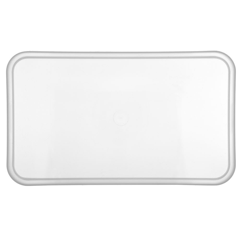 028-ST163030 StorPlus™ Rectangular Lid for 18 qt Food Storage Containers - Polyethylene, Transluc...