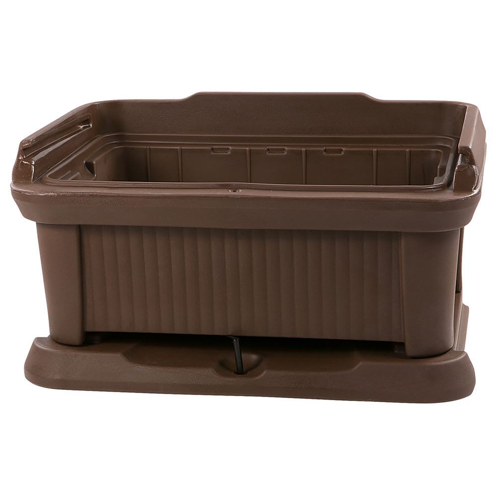 028-XT160001 Cateraide™ Insulated Food Carrier - 18 qt w/ (1) Pan Capacity, Brown